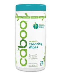 Bamboo Cleaning Wipes - Canister / Natural Lemon