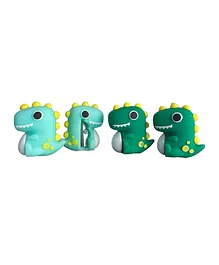 Highland Silicone Dinosaur Pencil Sharpner - 4 Pieces