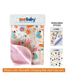 Sunbaby Reusable Changing Mat - Pink