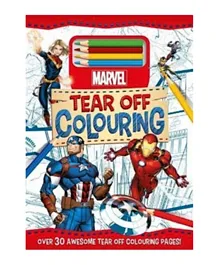 Marvel Tear Off Colouring Book - English