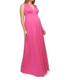 Mums & Bumps - Rachel Pally Sleeveless Maternity Caftan Dress - Pink