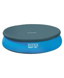 Intex Easy Set Pool Cover 10 Feet - Blue