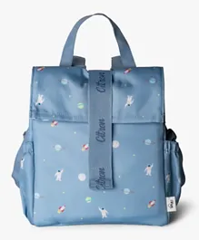 Citron Spaceship Insulated Rollup Lunchbag - Blue