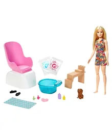 Barbie Spa Day (With Doll) Playset - Multicolour