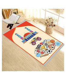 Estela Kids Prayer Mat - Red