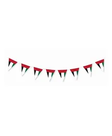Party Magic UAE Flag Bunting - 3.96m