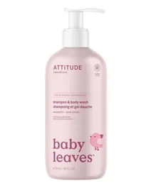 Attitude Baby Leaves 2-in-1 Shampoo and Body Wash Unscented - 473mL