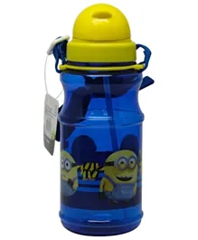 Minions Transparent Sipper Plastic Water Bottle - 500ml