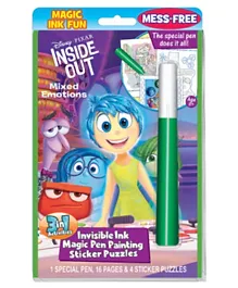 Disney International Disney Pixar Inside Out Mixed Emotions Magic Pen Painting Book - Multicolor