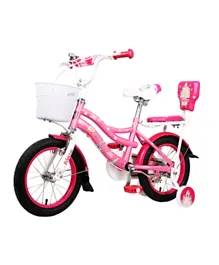 Mogoo Princess Kids Bicycle 14 Inch - Light Pink