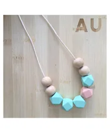 One.Chew.Three Stella Teething Necklace - Mint
