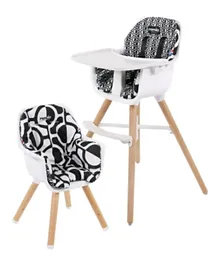Nania Paulette 2-in-1 High Chair With Reversible Cushion - Geometric
