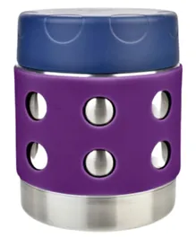 LunchBots Thermal Dots Food Jar Purple - 235mL