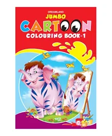 Jumbo Cartoon Colouring Book 1 - English