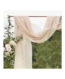 Ginger Ray Draping Fabric Wedding Backdrop - Taupe
