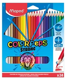 Maped Strong Color Pencils Multicolor - Pack of 24