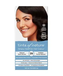 TINTS OF NATURE Permanent Hair Color 3N Natural Dark Brown - 130mL