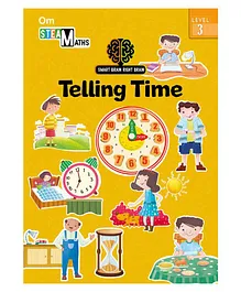 Smart Brain Right Brain Math's Level 3  Telling Time - 32 Pages