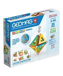 Geomag Supercolor Recycled Panels Construction Set - 35 Pieces