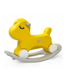 Home Canvas 2 in 1 Rocking Horse Ride On & Balance Bike - Yellow