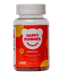 Happy Gummies Omega 3 Gummies -  60 Pieces