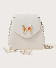 Monsoon Children Jewel Butterfly Bag Set - Ivory