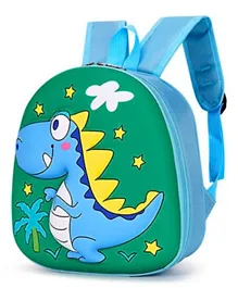 Brain Giggles Cute Dinosaur Small School Bag Green - 12 Inch