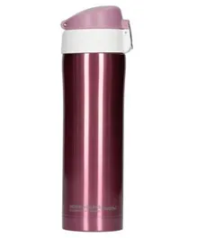 Asobu Diva Insulated Vacuum Beverage Thermos Container Pink White - 443 ml