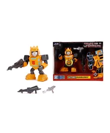 Jada Toys Transformers G1 Bumblebee Toy Figure - 4 Inch