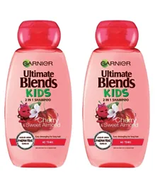 Garnier Ultimate Kids Shampoo Chery & Sweet Almond 250ml each - Pack of 2