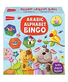 Bingo Arabic Alphabet Board Game - Multicolour