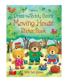 Dress the Teddy Bears Moving House Sticker Book - 32 Pages