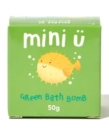 Mini-U Single Green Bath Bomb - 50 g