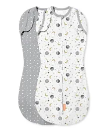Summer Infant SwaddleMe Arms Free Convertible Pod Lucky Star - 2 Pieces