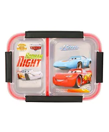 Eazy Kids Steel Bento Lunch Box for Boys Assorted Design - Red