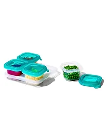 Oxo Tot Silicone Baby Blocks Teal - 118mL