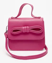 Flora Bella by ShoeExpress Bow Detail Handbag -Pink