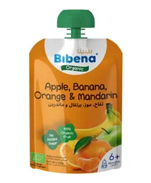 Bibena Organic Puree Apple/Banana/Orange & Mandarin - 100g