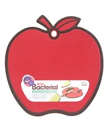 لوك آند لوك لوح تقطيع التفاح المضاد للبكتيريا - أحمر