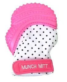 Munch Mitt Polka Dots - Pink
