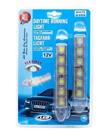 All Ride Drl 12V 6 Led Flexible Pv - 2 Pieces