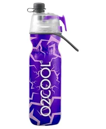 O2Cool Marble Purple Classic Elite Insulated Arctic squeeze Mist 'N Sip Water Bottle - 590ml