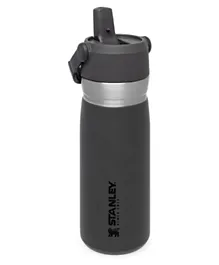 Stanley Jr IceFlow Flip Straw Water Bottle Charcoal - 650mL