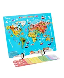 Factory Price Jim Magnetic World Map Jigsaw Puzzle - 6 Pieces