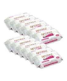 Ace Sabaah Baby Wet Wipes 100s, Rose Scent, Pack of 12 - 1200 Pieces