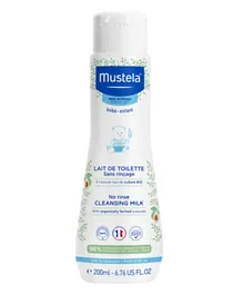 Mustela No Rinse Cleansing Milk - 200ml