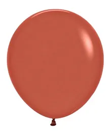 Sempertex Round Latex Balloons Terracotta - 25 Pieces
