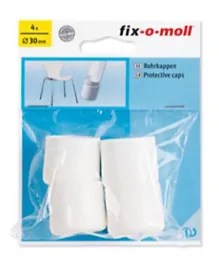 Fix-O-Moll Protective Caps White - 4 Pieces