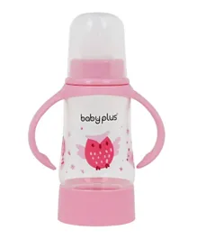 Baby Plus Feeding Bottle Pink - 150ml