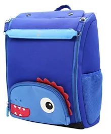 نوهوو - حقيبة مدرسية جانجل بطبعة ديناصور زرقاء - ارتفاع 14 بوصة